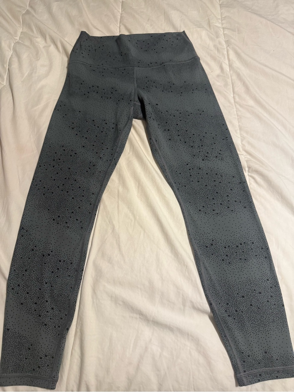 Athleta Gray Speckled Active Leggings